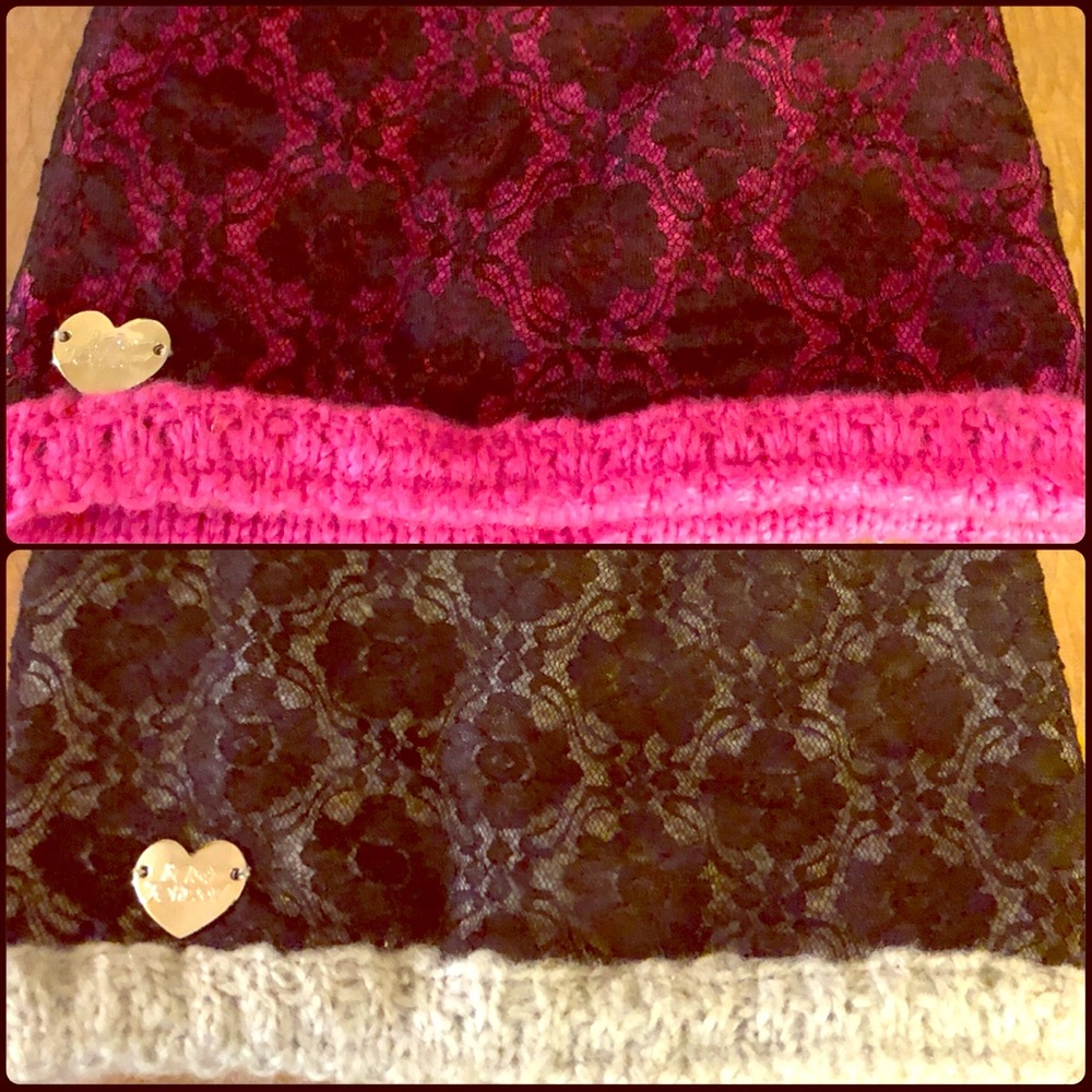 2 Betsey Johnson beanies 2/$20 - Picture 1 of 3